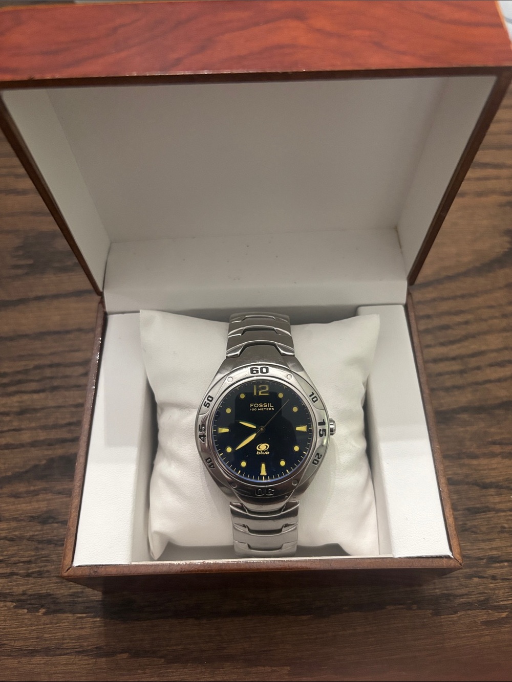 Fossil Blue Men’s Stainless Steel Watch